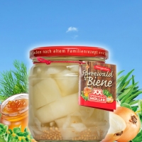Honig-Biene (Honiggurken), 425 ml Glas